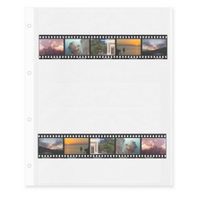 Negativ-Ablageblätter, 7 Streifen, beidseitig klar, Kleinbild, 100 Stück Produktbild